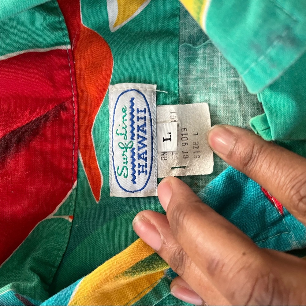 Vintage Original Jams Surf Line Hawaii Shirt Tropical Beach Size L - Picture 8 of 15